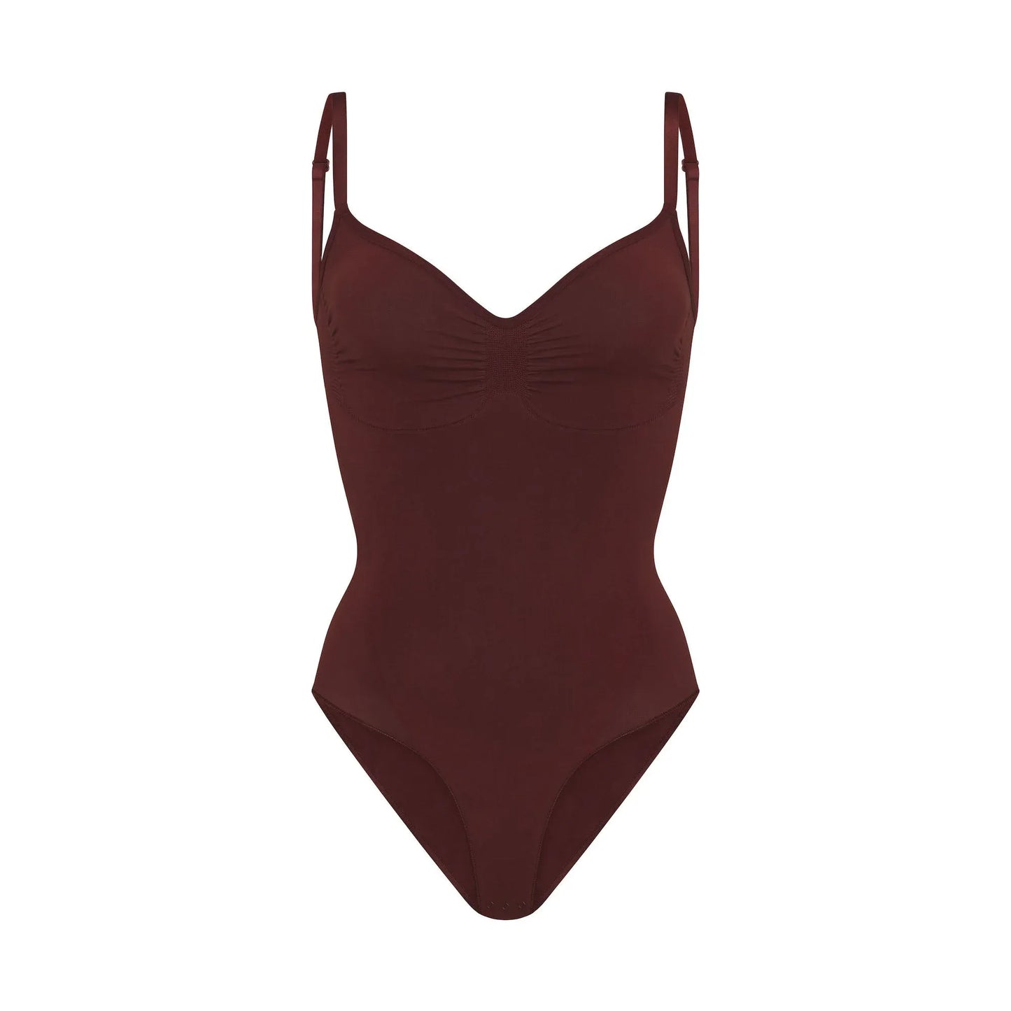 Skims Seamless Sculpt Brief Bodysuit Oxblood
