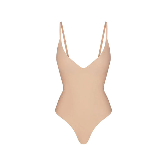 Skims Body Push-Up Thongs Bodysuit Clay