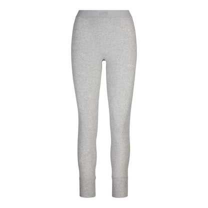 Skims Cotton Rib Legging Light Heather Grey