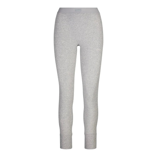 Skims Cotton Rib Legging Light Heather Grey