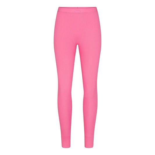 Skims Cotton Rib Legging Sugar Pink