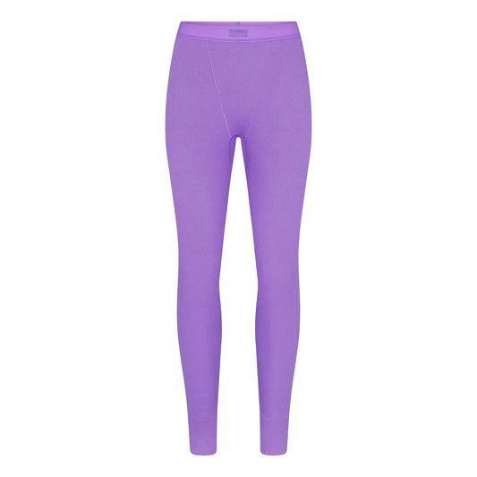 Skims Cotton Rib Legging Ultra Violet