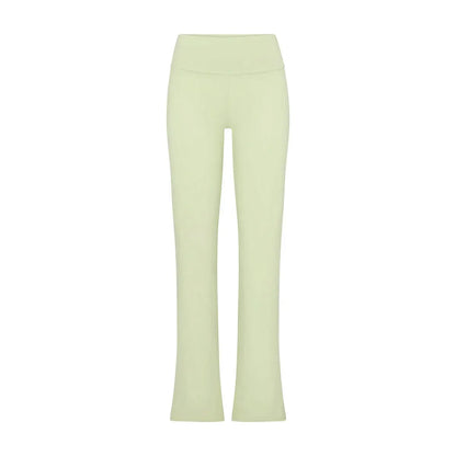 Skims Cotton Jersey Foldover Pant Pistachio
