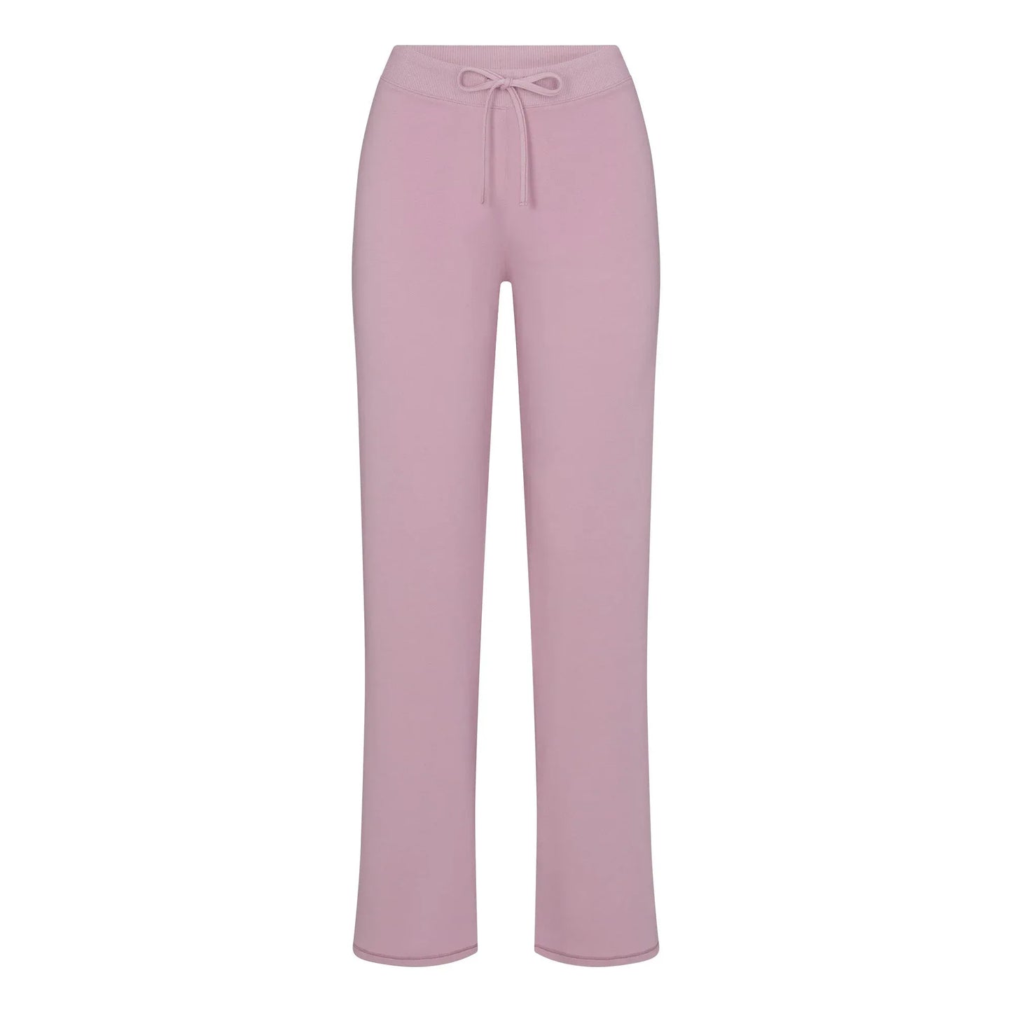 Skims Cotton Jersey Straight Leg Pant Dusk
