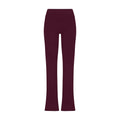 Skims Cotton Jersey Foldover Pant Deep Berry