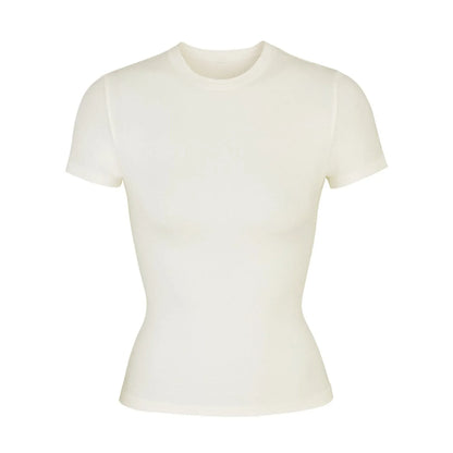 Skims Cotton Jersey T-shirt Bone