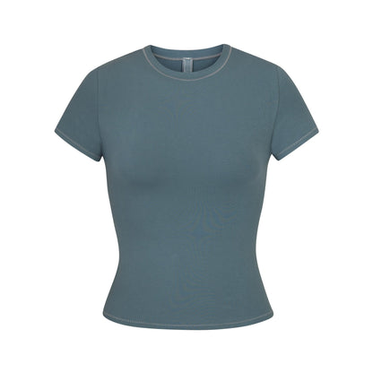 Skims Cotton Jersey T-shirt Kyanite