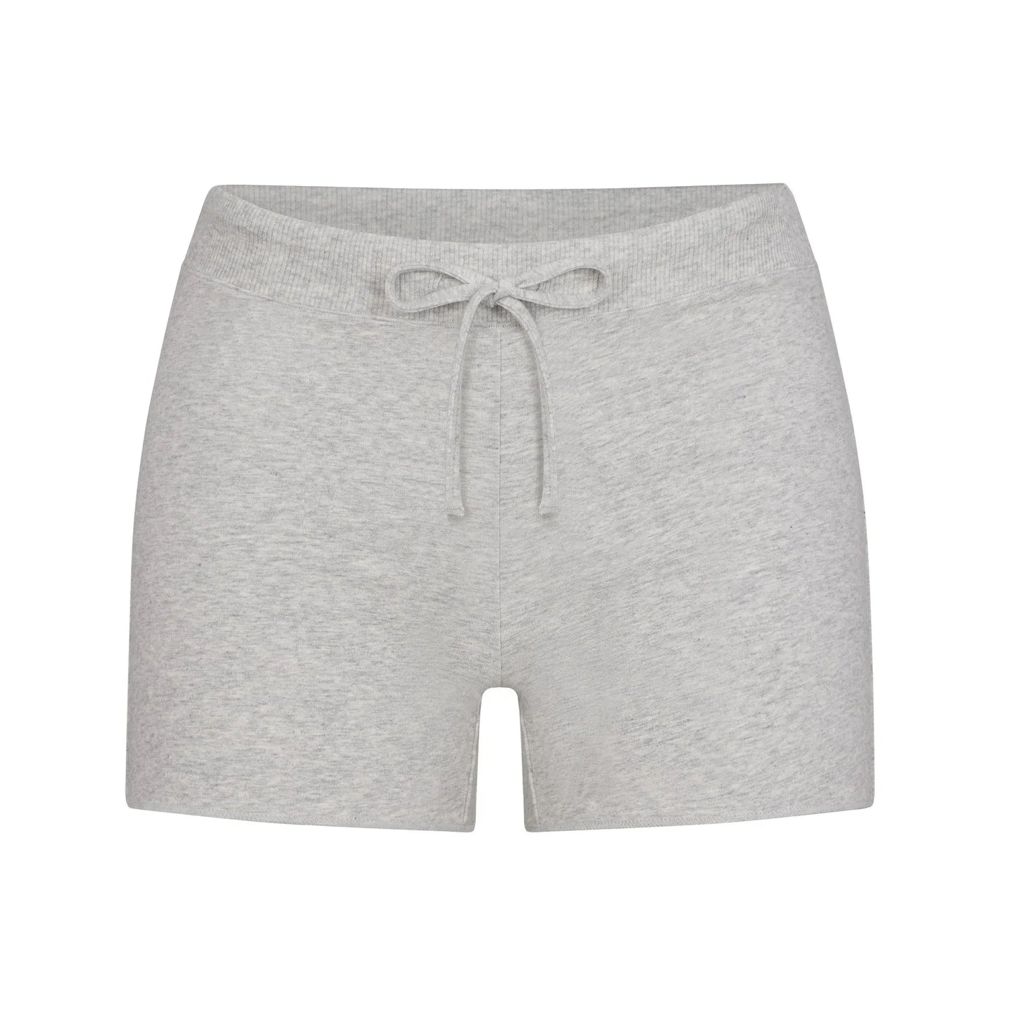 Skims Cotton Jersey Short Light Heather Grey