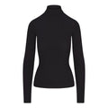 Skims Soft Lounge Mock Neck Long Sleeve Top Onyx