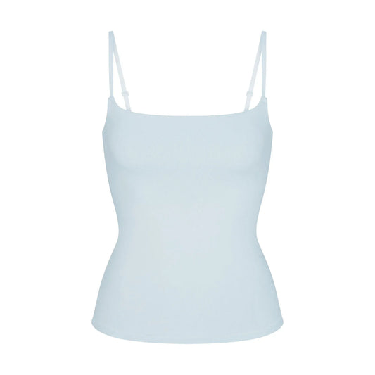 Skims Cotton Jersey Cami Heather Opal
