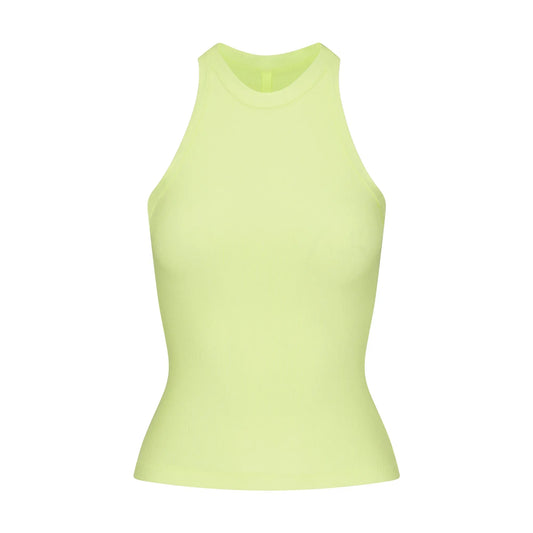 Skims Soft Lounge High Neck Tank Lemonade