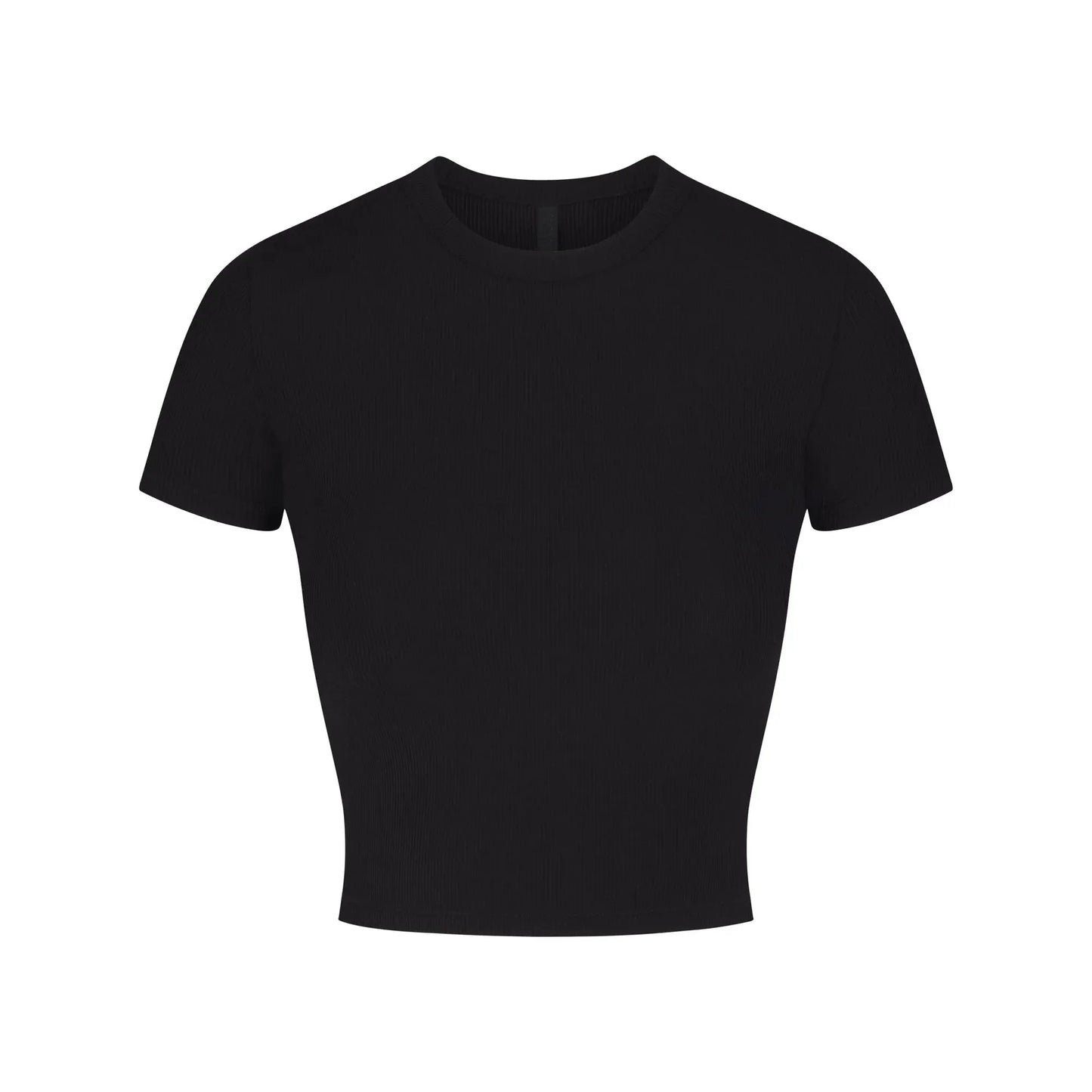 Skims Soft Lounge Cropped T-shirt Onyx