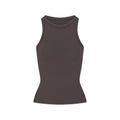 Skims Cotton Jersey Crew Neck Tank Iron