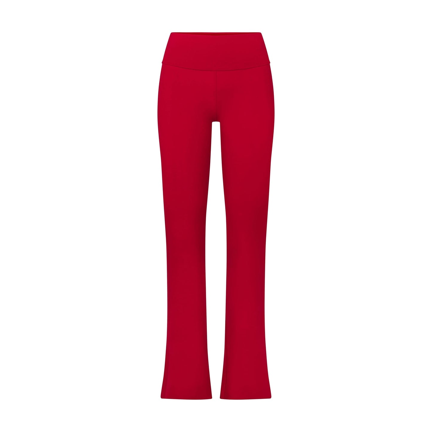 Skims Cotton Jersey Foldover Pant Cranberry