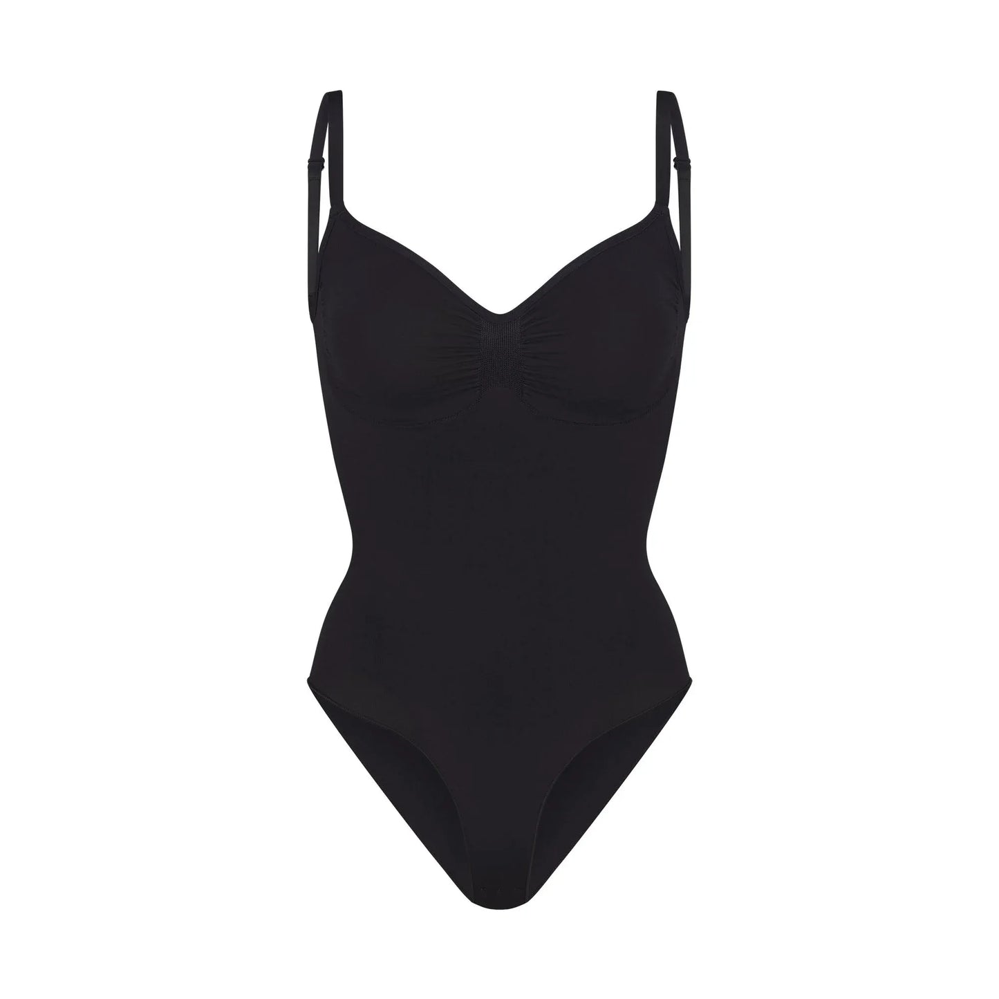 Skims Seamless Sculpt Brief Bodysuit Onyx