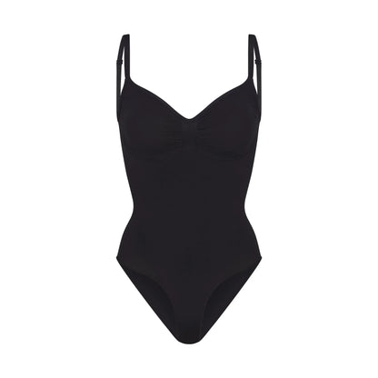 Skims Seamless Sculpt Brief Bodysuit Onyx