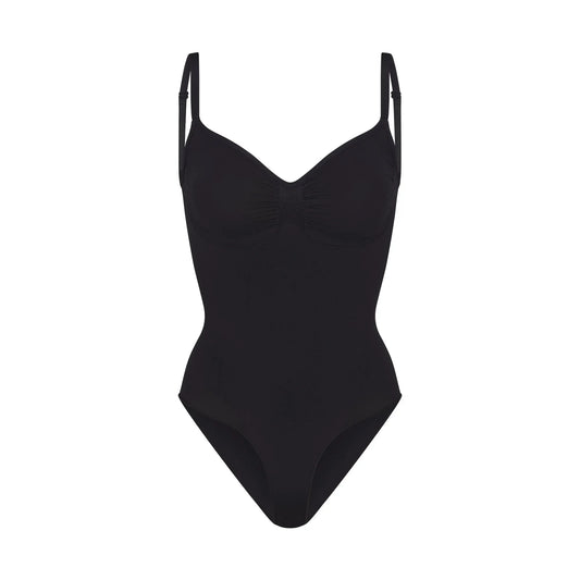 Skims Seamless Sculpt Brief Bodysuit Onyx