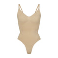 Skims Seamless Sculpt Thong Bodysuit Clay