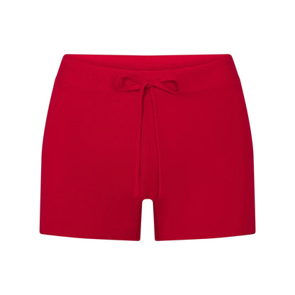 Skims Cotton Jersey Short Sugar Cranberry