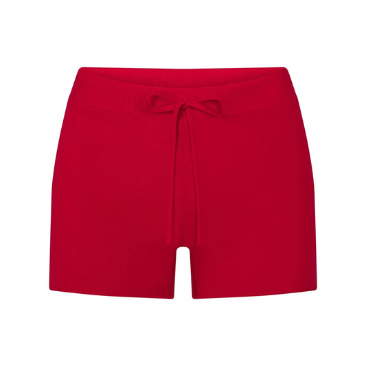 Skims Cotton Jersey Short Sugar Cranberry