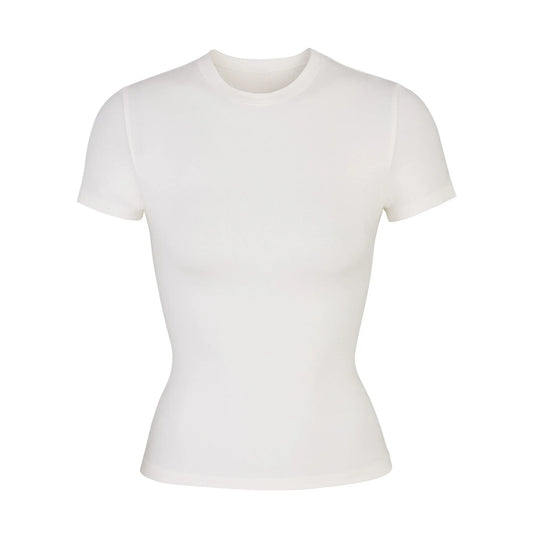 Skims Cotton Jersey T-shirt Marble