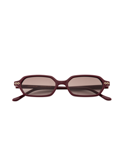 Sara - Burgundy Sunglasses