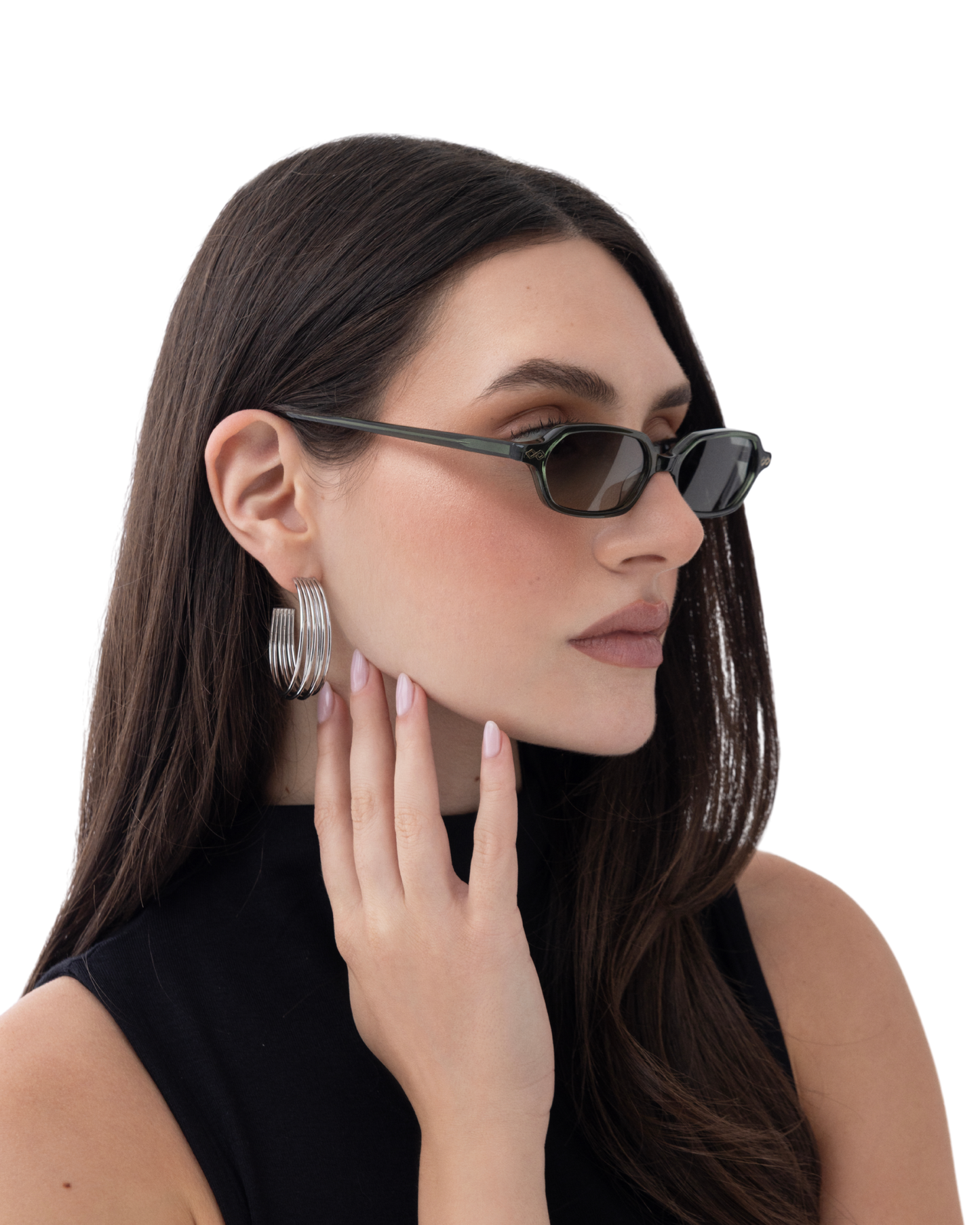 Sara - Olive Sunglasses