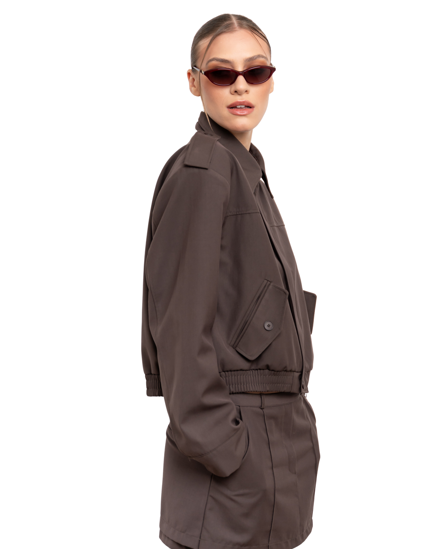 Serene - Burgundy Sunglasses