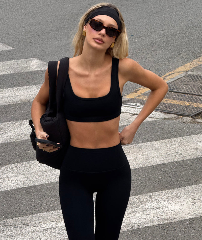 VEHLA SPORTS BRA - BLACK