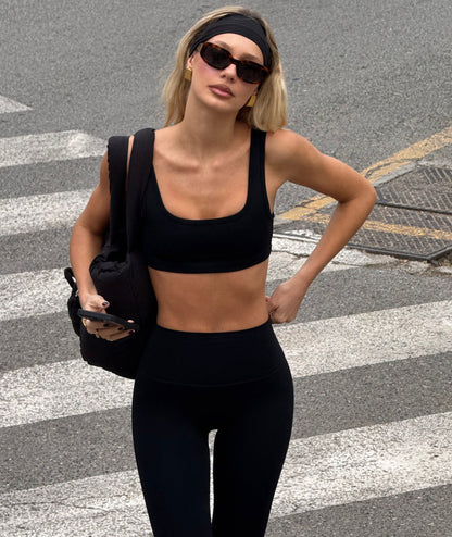 VEHLA SPORTS BRA - BLACK