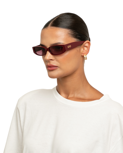 Tala - Burgundy Sunglasses