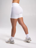 Pump Mid Rise Short - White | Workout Clothes For Women | Alphalete