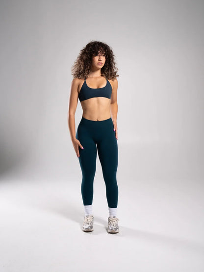 Pump Mid Rise Legging - Deep Sea Alphalete