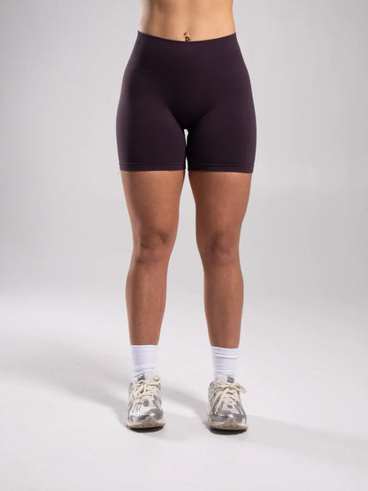 Pump Mid Rise Short - Black Garnet Alphalete