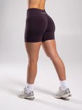 Pump Mid Rise Short - Black Garnet Alphalete