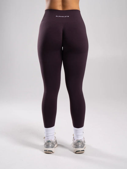 Pump Mid Rise Legging - Black Garnet Alphalete