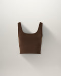 VEHLA CROPPED TANK - CHOC