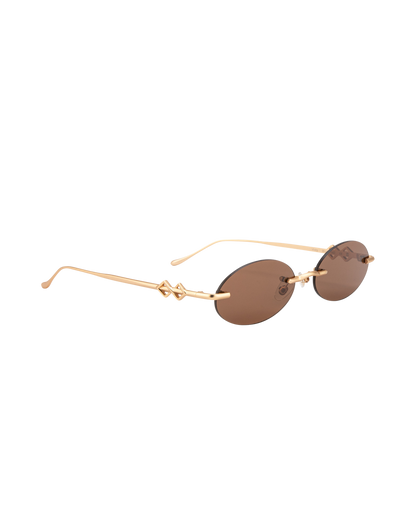 Vicky - Brown Sunglasses