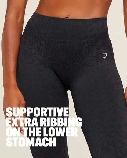 Gymshark Adapt Animal X Whitney Leggings - Asphalt Grey