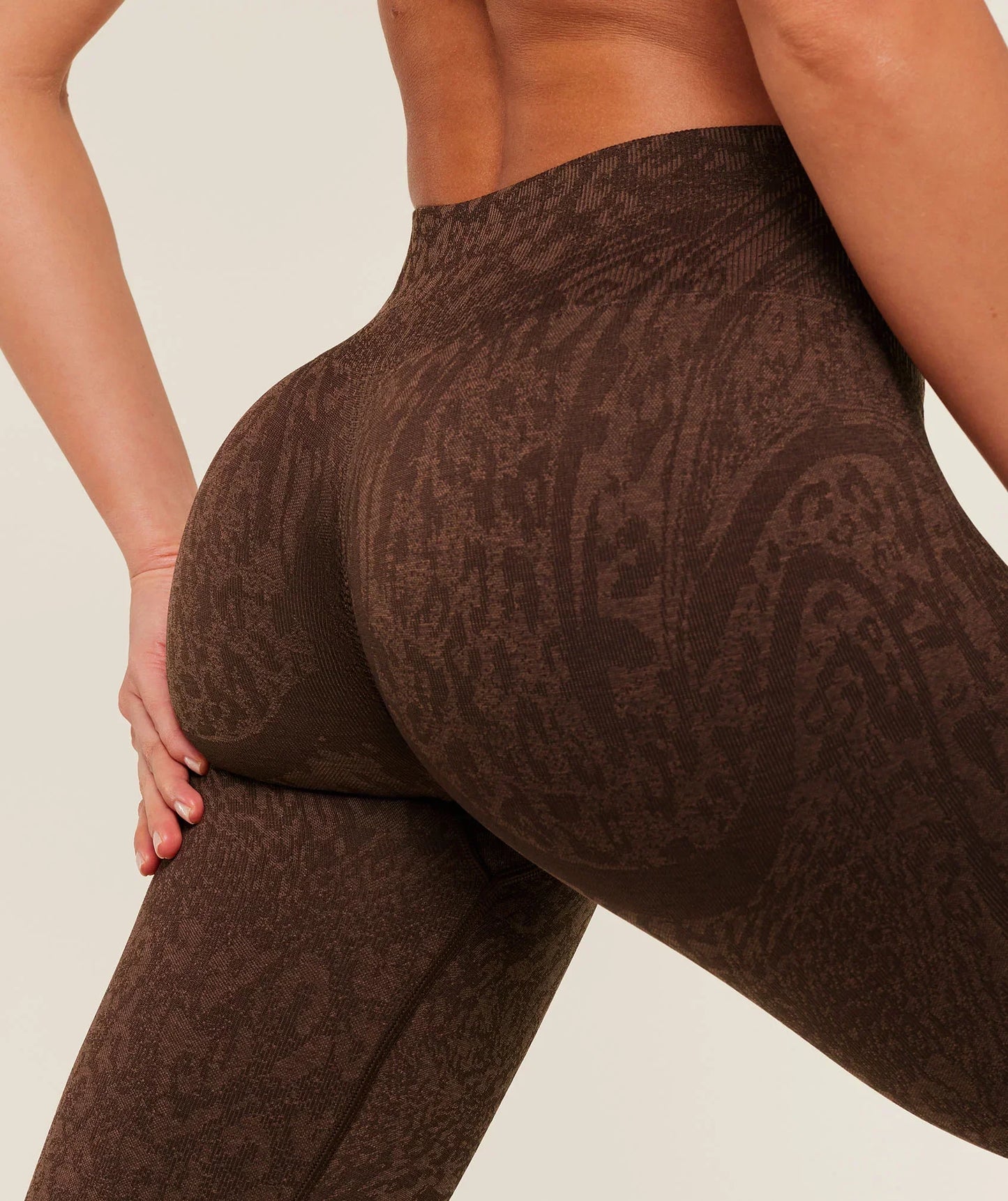 Gymshark Adapt Animal X Whitney Leggings - Archive Brown