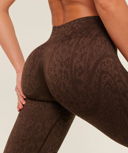 Gymshark Adapt Animal X Whitney Leggings - Archive Brown