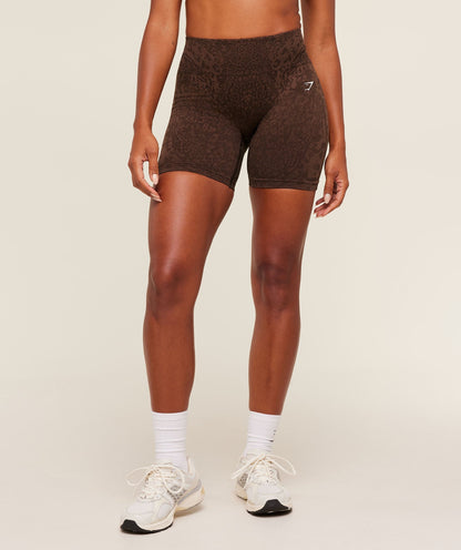 Gymshark Adapt Animal X Whitney Shorts - Archive Brown