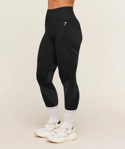 Gymshark Running Seamless Leggings - Black