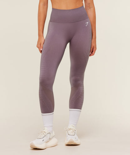 Gymshark Running Seamless Leggings - Walnut Mauve