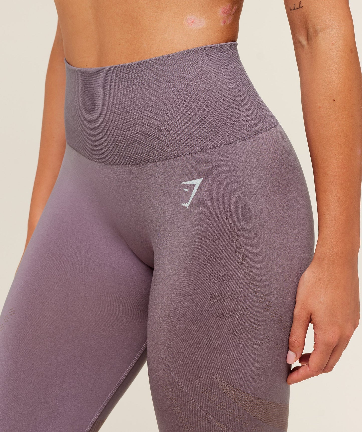 Gymshark Running Seamless Leggings - Walnut Mauve