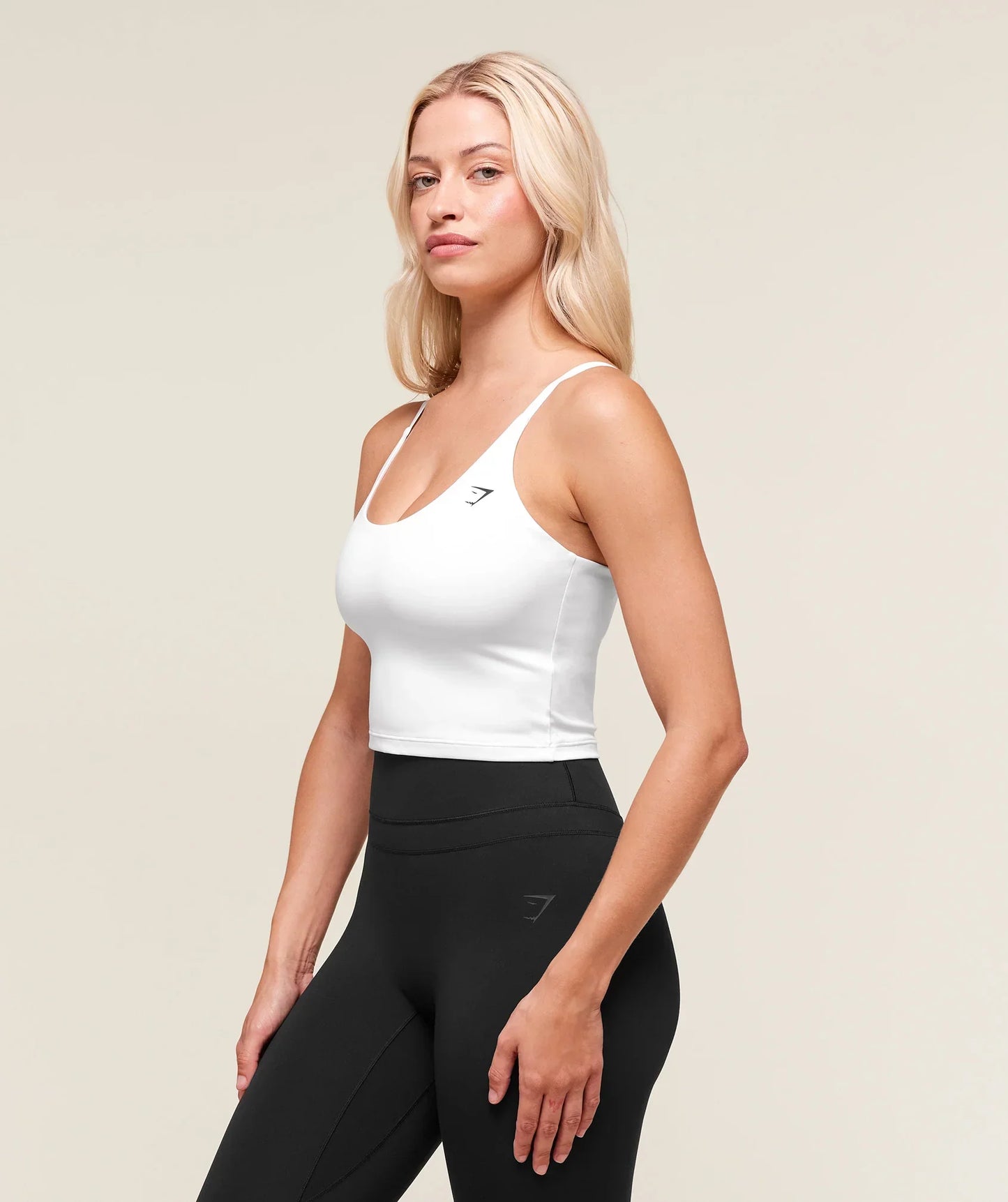 Gymshark Training Cami Tank With Shelf - White