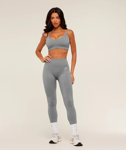 Gymshark Vital Seamless 2.0 Leggings - Medium Grey/ Marl