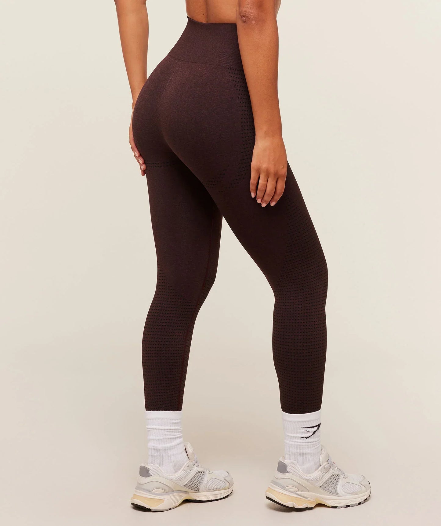 Gymshark Vital Seamless 2.0 Leggings - Rich Maroon/Marl