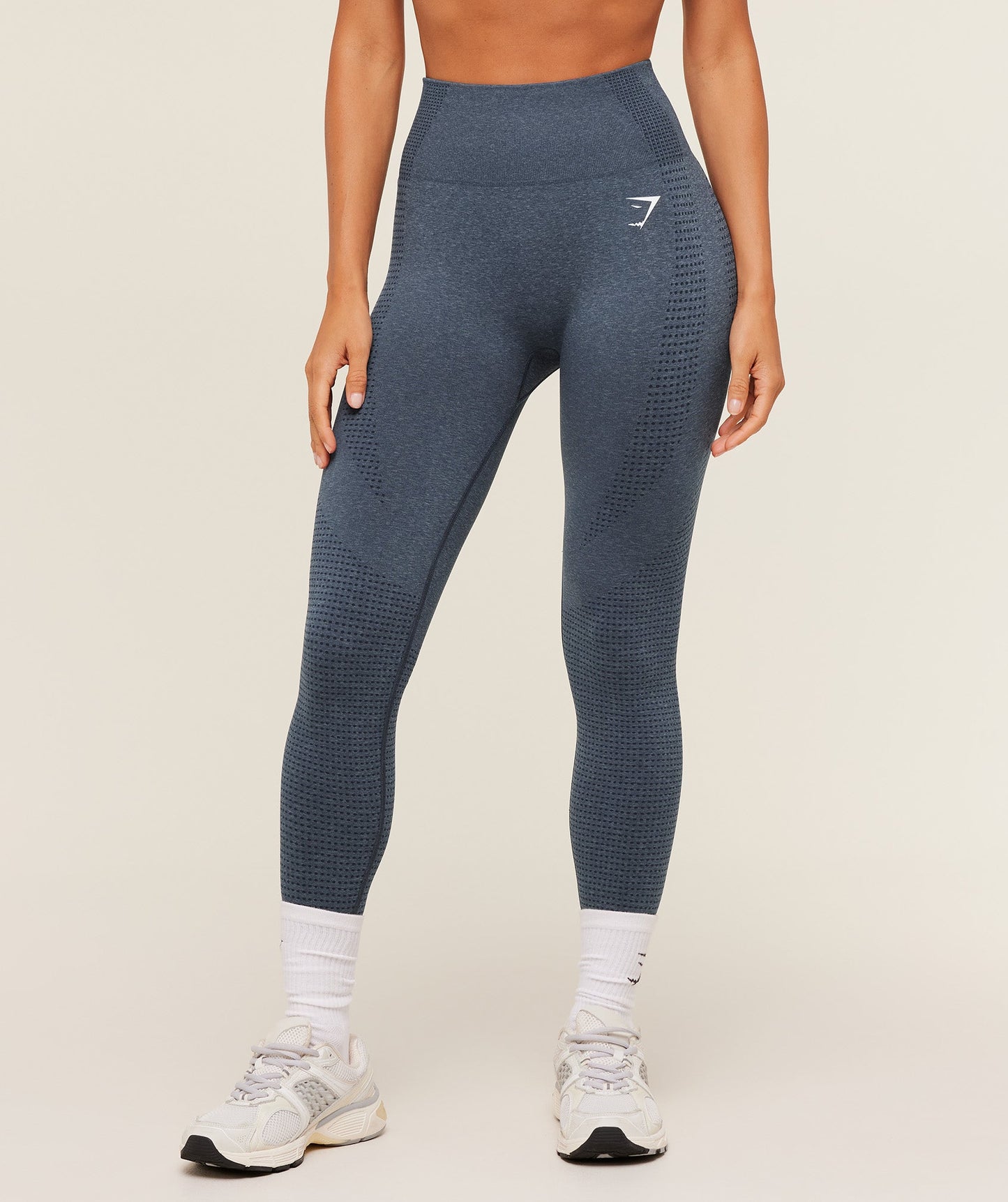 Gymshark Vital Seamless 2.0 Leggings - Stealth Blue/ Marl