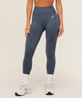 Gymshark Vital Seamless 2.0 Leggings - Stealth Blue/ Marl